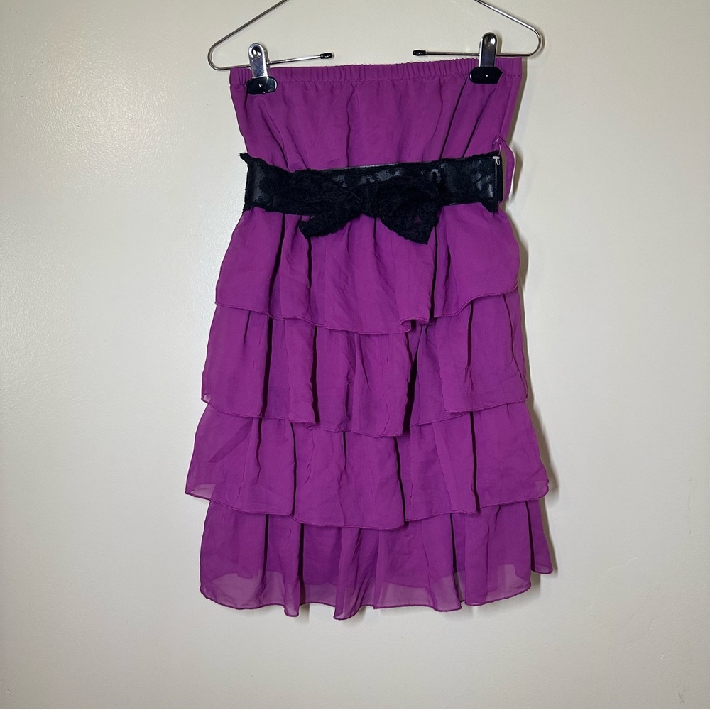 Rue21 Vibrant Purple Strapless‎ Dress
